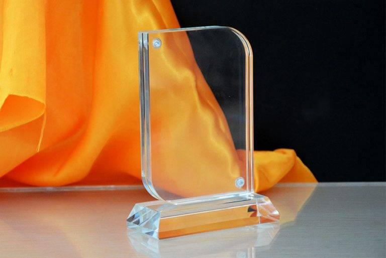 Clear Acrylic Frames Display Holder with Vertical Stand