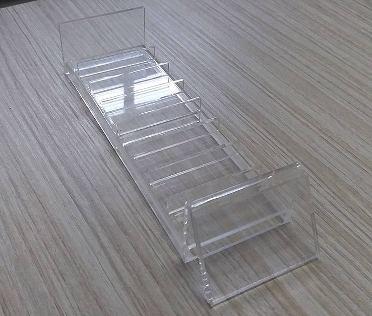 Desk Shop Retail Acrylic Product Display Stand With Price Tag